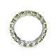 6 - Laida 3.80 mm Peridot Eternity Band 