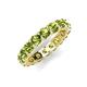 5 - Laida 3.80 mm Peridot Eternity Band 