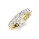 5 - Laida 3.80 mm White Sapphire Eternity Band 