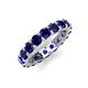 5 - Laida 3.80 mm Blue Sapphire Eternity Band 