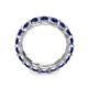 6 - Laida 3.80 mm Blue Sapphire Eternity Band 