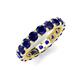 5 - Laida 3.80 mm Blue Sapphire Eternity Band 