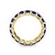 6 - Laida 3.80 mm Blue Sapphire Eternity Band 