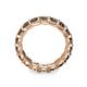 6 - Laida 3.80 mm Smoky Quartz Eternity Band 