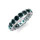 5 - Laida 3.80 mm London Blue Topaz Eternity Band 