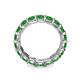 6 - Laida 3.80 mm Green Garnet Eternity Band 