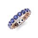 5 - Laida 3.80 mm Iolite Eternity Band 