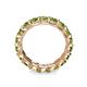 6 - Laida 3.80 mm Peridot Eternity Band 