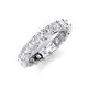 5 - Laida 3.80 mm White Sapphire Eternity Band 