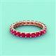 4 - Laida 3.00 mm Ruby Eternity Band 