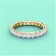 4 - Laida 3.00 mm White Sapphire Eternity Band 