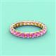 4 - Laida 3.00 mm Pink Sapphire Eternity Band 