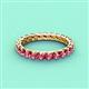 4 - Laida 3.00 mm Pink Tourmaline Eternity Band 