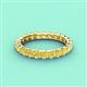 4 - Laida 3.00 mm Yellow Diamond Eternity Band 