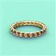 4 - Laida 3.00 mm Smoky Quartz Eternity Band 