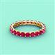 4 - Laida 3.00 mm Ruby Eternity Band 