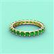 4 - Laida 3.00 mm Green Garnet Eternity Band 
