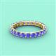 4 - Laida 3.00 mm Tanzanite Eternity Band 