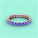 4 - Laida 3.00 mm Tanzanite Eternity Band 