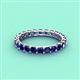 4 - Laida 3.00 mm Blue Sapphire Eternity Band 