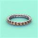 4 - Laida 3.00 mm Smoky Quartz Eternity Band 