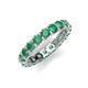 5 - Laida 3.40 mm Lab Created Alexandrite Eternity Band 