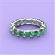 4 - Laida 4.00 mm Lab Created Alexandrite Eternity Band 