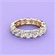 4 - Laida 4.00 mm Lab Grown Diamond Eternity Band 