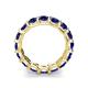 6 - Laida 4.00 mm Blue Sapphire Eternity Band 