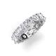 5 - Laida 4.00 mm White Sapphire Eternity Band 