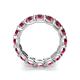 6 - Laida 4.00 mm Pink Tourmaline Eternity Band 