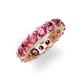 5 - Laida 4.00 mm Pink Tourmaline Eternity Band 