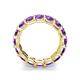 6 - Laida 4.00 mm Amethyst Eternity Band 