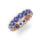 5 - Laida 4.00 mm Iolite Eternity Band 