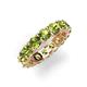 5 - Laida 4.00 mm Peridot Eternity Band 