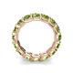 6 - Laida 4.00 mm Peridot Eternity Band 