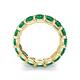6 - Laida 4.00 mm Emerald Eternity Band 