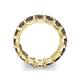 6 - Laida 4.00 mm Smoky Quartz Eternity Band 
