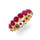 5 - Laida 4.00 mm Ruby Eternity Band 