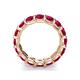 6 - Laida 4.00 mm Ruby Eternity Band 