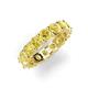 5 - Laida 4.00 mm Yellow Sapphire Eternity Band 