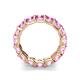 6 - Laida 4.00 mm Pink Sapphire Eternity Band 
