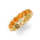5 - Laida 4.00 mm Citrine Eternity Band 
