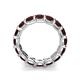 6 - Laida 4.00 mm Red Garnet Eternity Band 