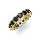 5 - Laida 4.00 mm Black Diamond Eternity Band 