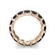 6 - Laida 4.00 mm Black Diamond Eternity Band 