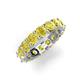 5 - Laida 4.00 mm Yellow Diamond Eternity Band 