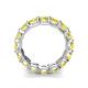 6 - Laida 4.00 mm Yellow Diamond Eternity Band 