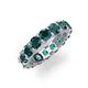 5 - Laida 4.00 mm London Blue Topaz Eternity Band 