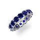 5 - Laida 4.00 mm Blue Sapphire Eternity Band 